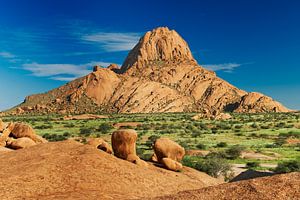 Spitzkoppe, Landschaft mit Inselberg