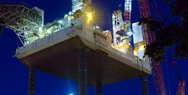 Wartung der Bohranlage