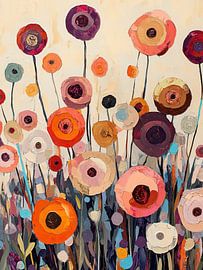 Cheerful Flower Art