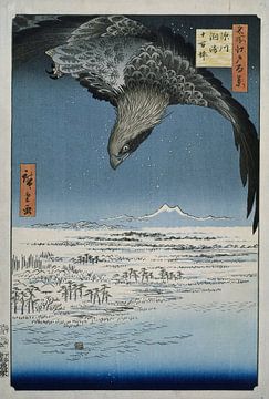 Die Jumantsubo-Ebene bei Susaki nahe Fukagawa, Hiroshige (I) , Utagawa, 1857