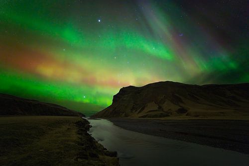 Aurore boréale (Northern Lights) en Islande sur Anton de Zeeuw