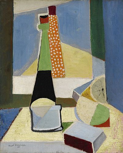 Stilleven met flessen (rond 1916)