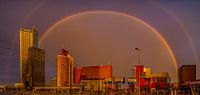 Rainbow over the city by Robert Stienstra thumbnail