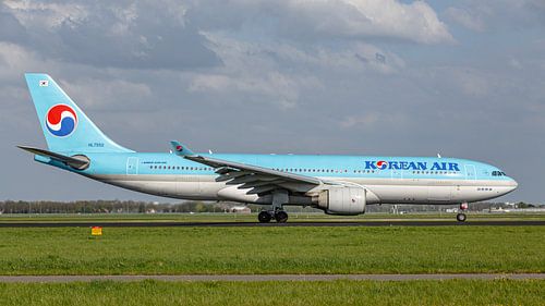 Korean Air Airbus A330-200 passagiersvliegtuig.