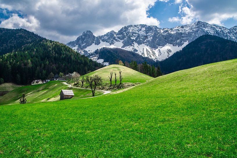 Mountain village of Zell im Rosental in Carinthia by Ralf van de Veerdonk