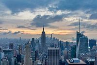 New Yorker Skyline von der Aussichtsplattform des The Rock