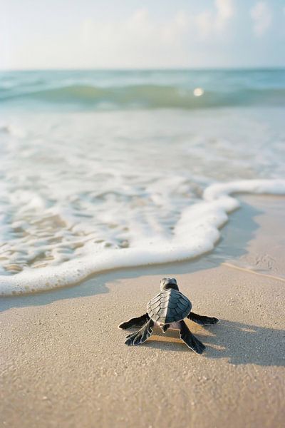 First step into the big sea by Poster Art Shop