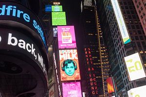 Times Square reclames Manhattan New york van Erik van 't Hof