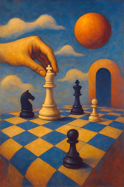 Chess painting. by Johannes