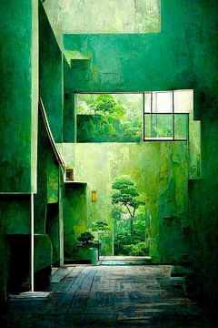 The Green House by treechild .