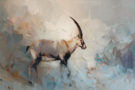 Ibex in the mountains by Lauren Wilde