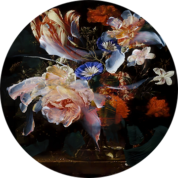 stilleven met bloemen van Jacco Hinke