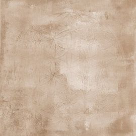 Blume des Lebens sepia von Karen Kaspar