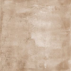 Blume des Lebens sepia
