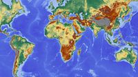 Carte du monde dans toutes ses couleurs par World Maps Aperçu