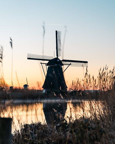 Sunrise at Kinderdijk