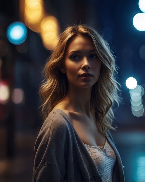 potrait nuit bokeh par hisam colours