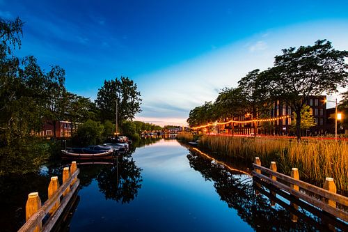 Zonsondergang Piushaven Tilburg