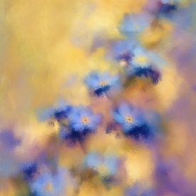 Forget-me-nots in a Light Mist by Whale & Sons