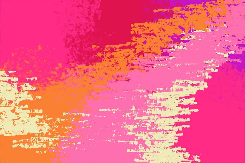 Pop of colour. Movement. Abstract art in neon colors. by Dina Dankers