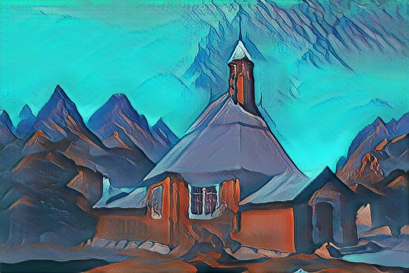 Kapel in de vallei van Torfinn Johannessen