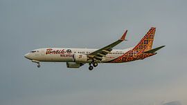 Batik Air Malaysia Boeing 737 Max 8 passagiersvliegtuig. van Jaap van den Berg