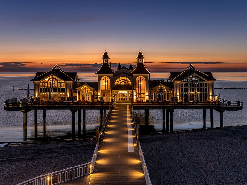 Seebrücke auf der Insel Rügen von Achim Thomae Photography