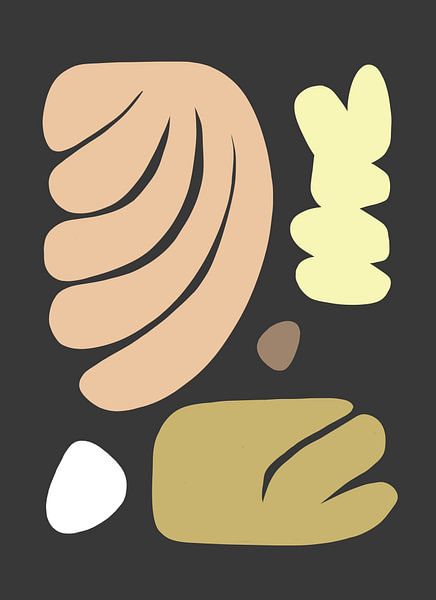 Florale Matisse-Formen #6 von Bohomadic Studio