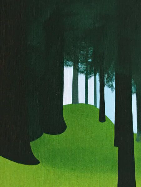 Flüsternde Kiefern von Franka Poulain