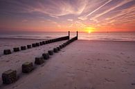 Sunrise in Haamstede by Koos de Wit thumbnail