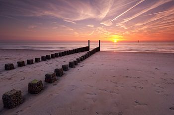 Zonsondergang in Haamstede
