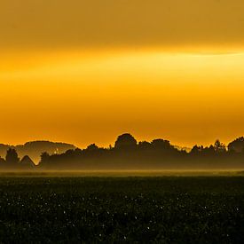 sunset in woudrichem von Alex van Doorn