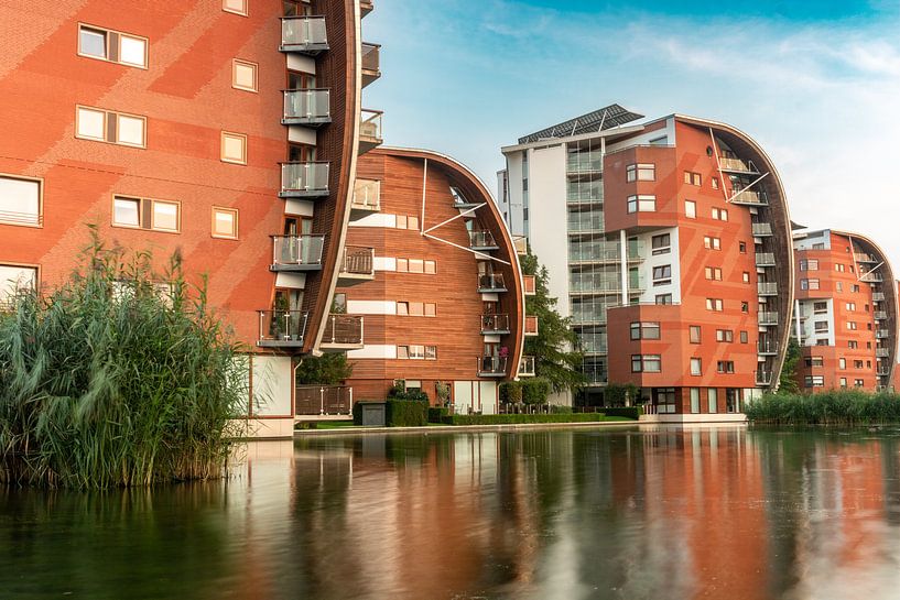 Paleiskwartier in 's-Hertogenbosch bij zonsondergang. van Enrique De Corral