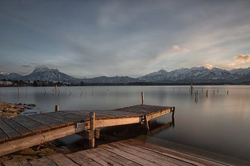 Steg bei Abendsonne von Andreas Stach