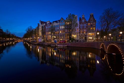 Uitzicht op de Quellijnbrug, Keizersgracht in Amsterdam, 2020 - 