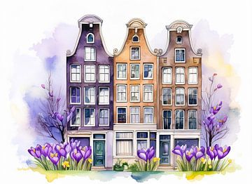 Amsterdam spring by Thea Mekkelholt