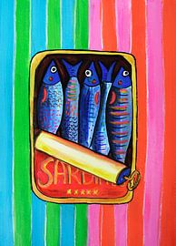 Eine Dose Fisch voller Glück