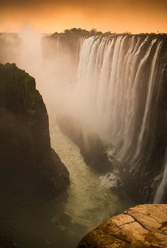 victoria waterfall by HJ de Ruijter
