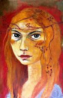 Girl with red hair
