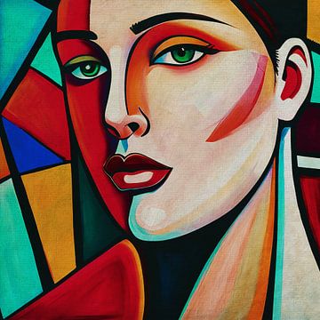 Portraits painted in expressionist style no.12 by Jan Keteleer