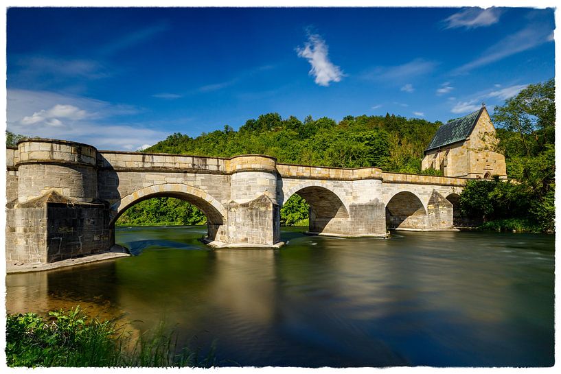 Die historische Werrabrücke bei Creuzburg von Roland Brack