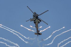 Griechischer Boeing AH-64D Apache Kampfhubschrauber.