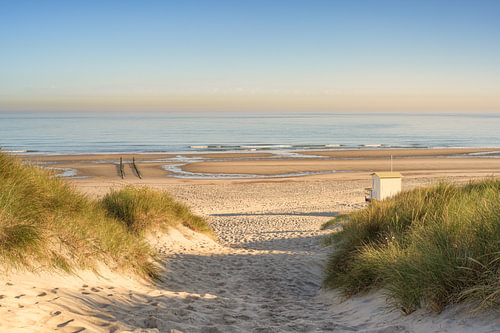 North Sea beach between Westkapelle and Domburg
