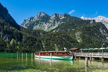 View of the Königssee in Berchtesgadener Land