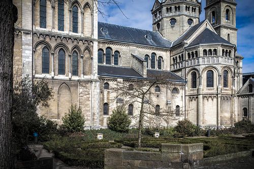 Munsterkerk op het Munsterplein in Roermond, Limburg Nederland