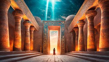 Egypt at night by Mustafa Kurnaz