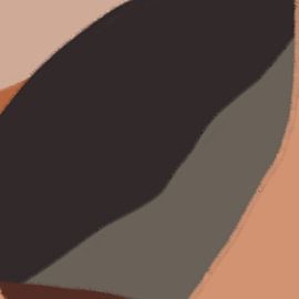 Formen und Linien in rustikalen Farben. Minimalistische Kunst von Abstrakte minimalistische Kunst