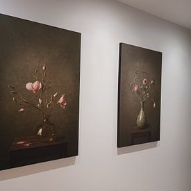 Customer photo: Magnolia by Rogier Kwikkers, on art frame