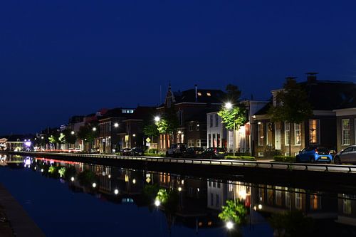 Avondfoto De Vaart in Assen