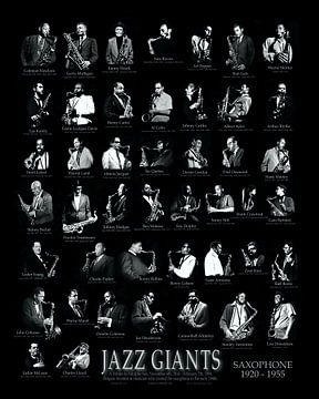 JAZZ GIGANTEN SAXOPHON Coltrane, Parker, Young, Desmond, Mulligan, ... von Borgo San Bernardo